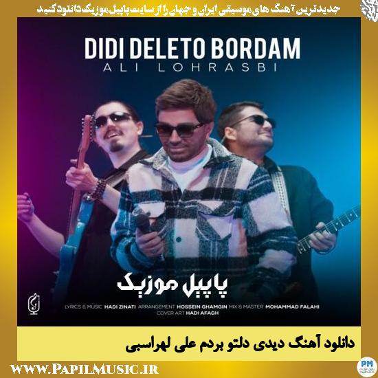 دانلود آهنگ دیدی دلتو بردم از علی لهراسبی