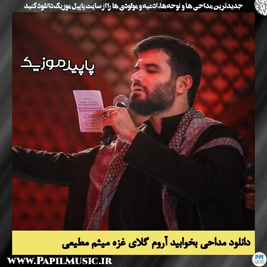 دانلود مداحی بخوابید آروم گلای غزه از میثم مطیعی