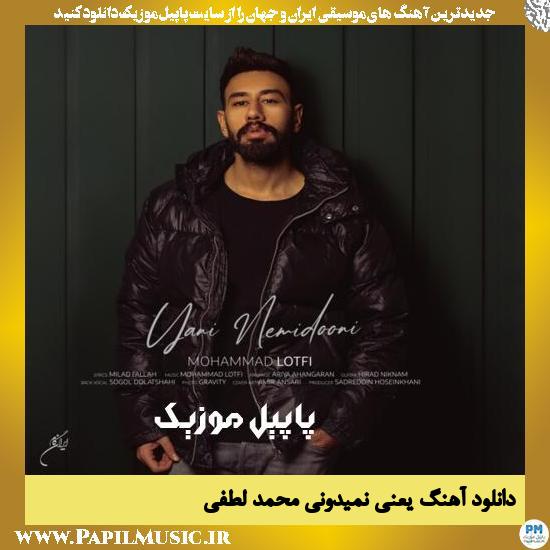 Mohammad Lotfi Yani Nemidooni دانلود آهنگ یعنی نمیدونی از محمد لطفی