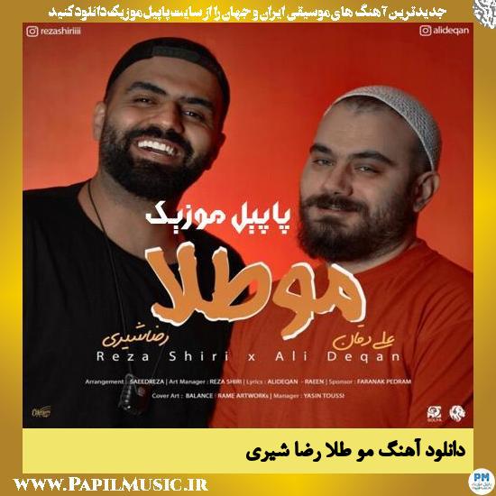 دانلود آهنگ مو طلا از رضا شیری