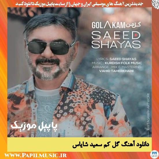 دانلود آهنگ گل کم از سعید شایاس 1 دانلود آهنگ گل کم از سعید شایاس